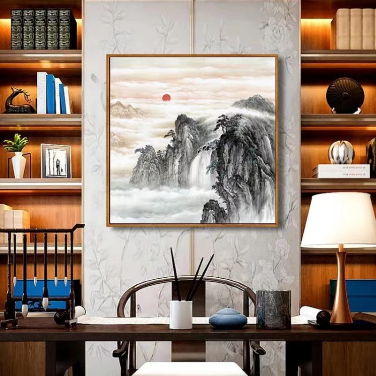 手绘油画装饰画_酒店配画一站式采购_装饰挂画定制厂家-开拓者文化艺术有限公司
