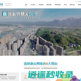 张家界网站制作_网络公司_网站建设_网站开发_落地页制作_竞价推广页制作_张家界做网站_鼎尖网络