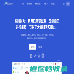 蓝站DNS分发系统 - 二级域名分发服务平台