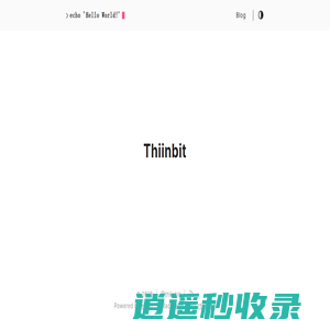 Thiinbit  — Thinking in bit.