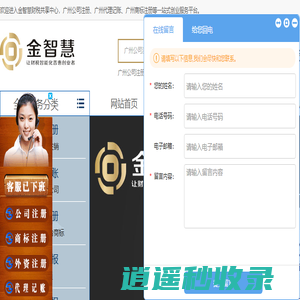金智慧财税共享中心-注册公司_代理记账_商标注册_一站式创业服务平台