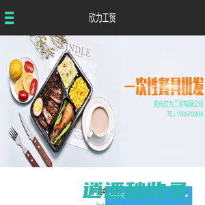 忠峰_衢州欣力工贸有限公司_一次性餐具厂家_一次性餐盒厂家