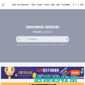 大黄蜂项目网_最新创业副业兼职网创教程大全