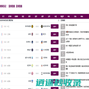 ​球探日记 | 足球篮球赛事直播与深度战术分析平台​