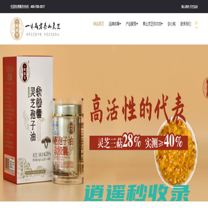 一味成方泰山灵芝-灵芝孢子油 破壁灵芝孢子粉